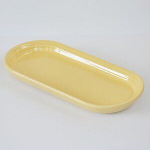 Fiesta Yellow Oblong Bread Tray Plate
